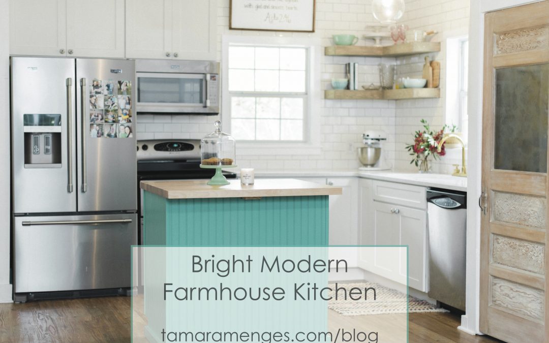 Bright Modern Farmhouse Kitchen