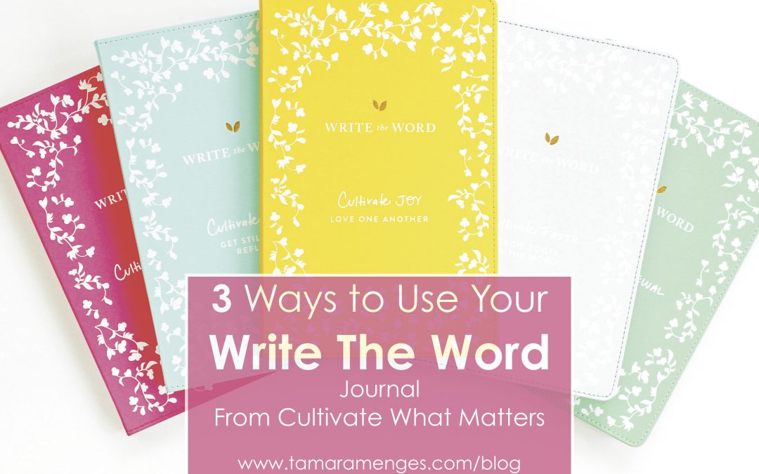 Write The Word Journal- 3 Ways to Use!